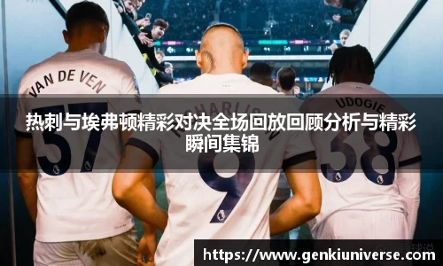 热刺与埃弗顿精彩对决全场回放回顾分析与精彩瞬间集锦